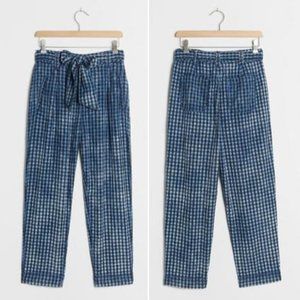 Maeve NWT Navy/Marine AVRYL Bleached Slim Pants